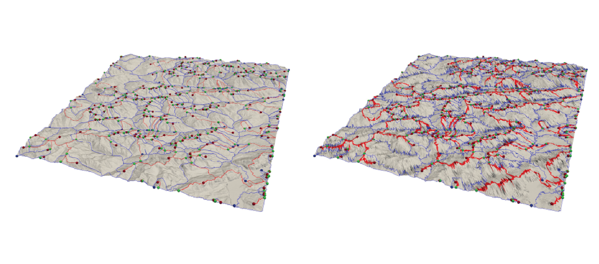 A Combined Geometrical and Topological Simplification Hierarchy for Terrain Analysis